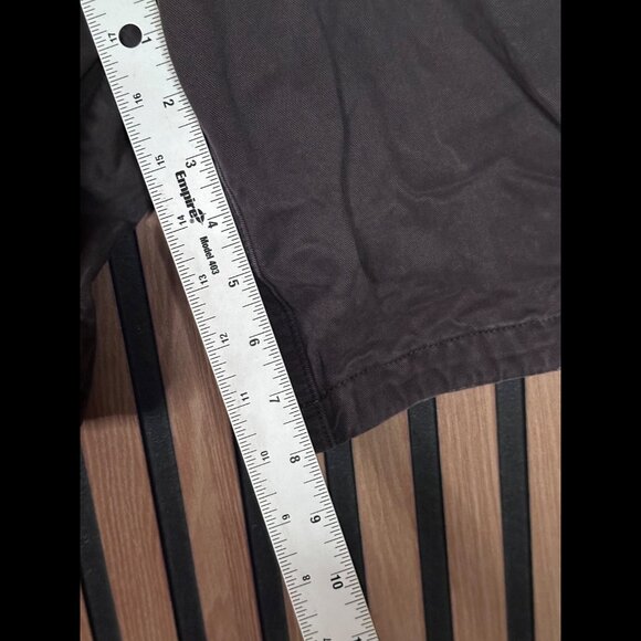 Abercrombie & Fitch Chino Shorts 30 Small Mens Black 8" Inseam - Picture 5 of 7